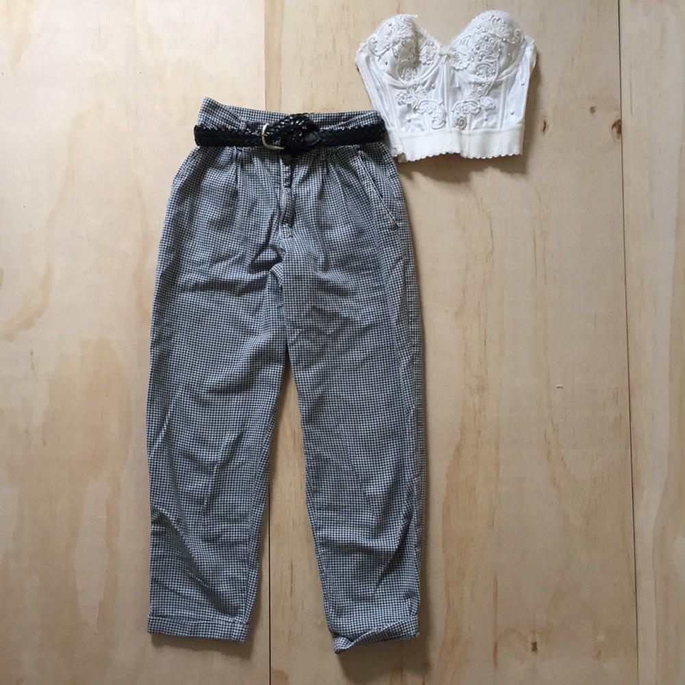 Vintage High Waist Trousers